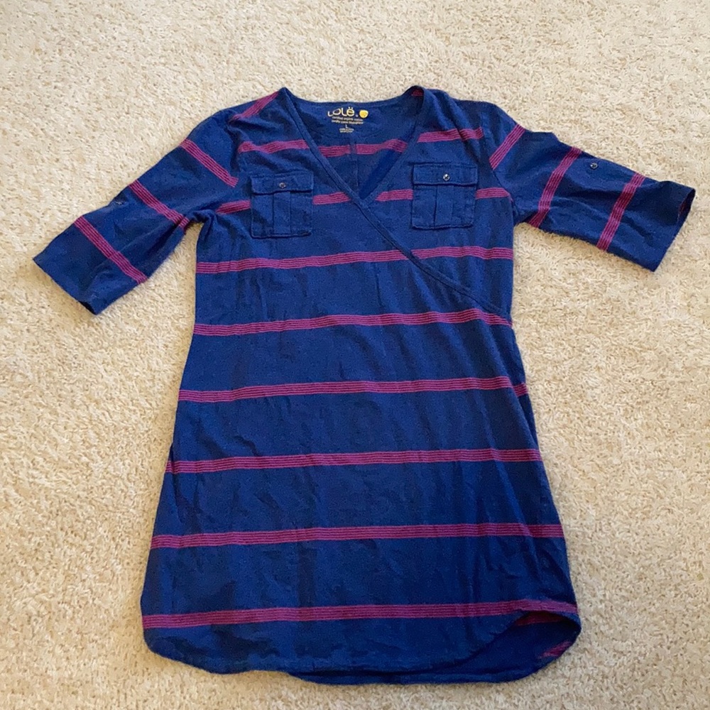Faux wrap dress